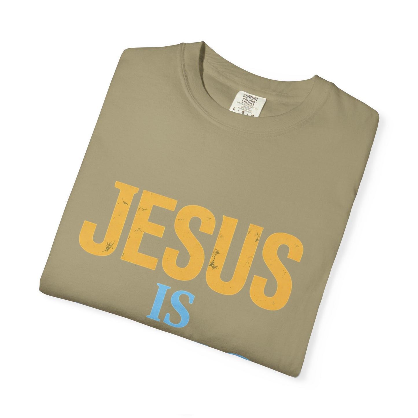 Jesus is King-Classic contrast tee