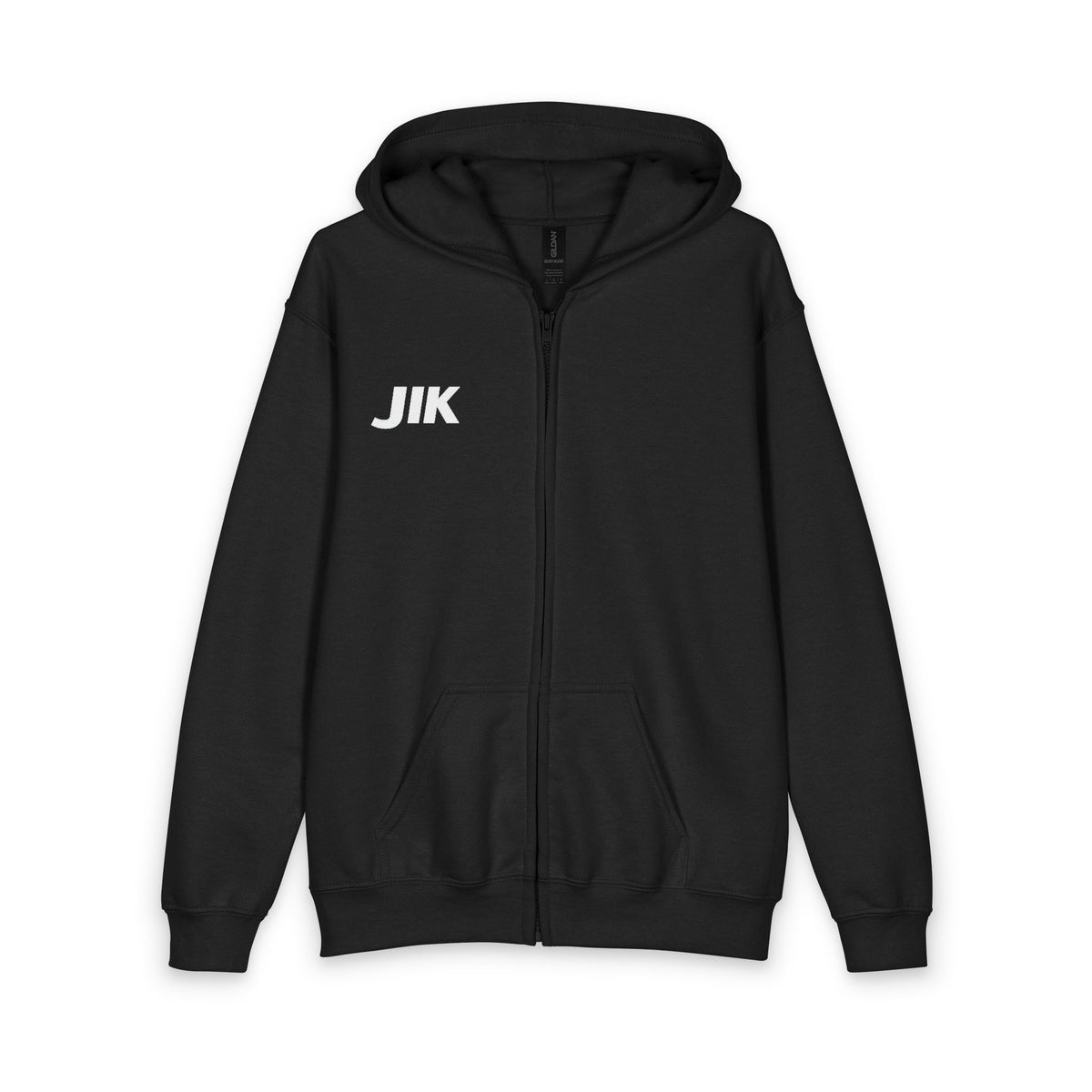 JIK Youth Vertical Cross Zip Hoodie