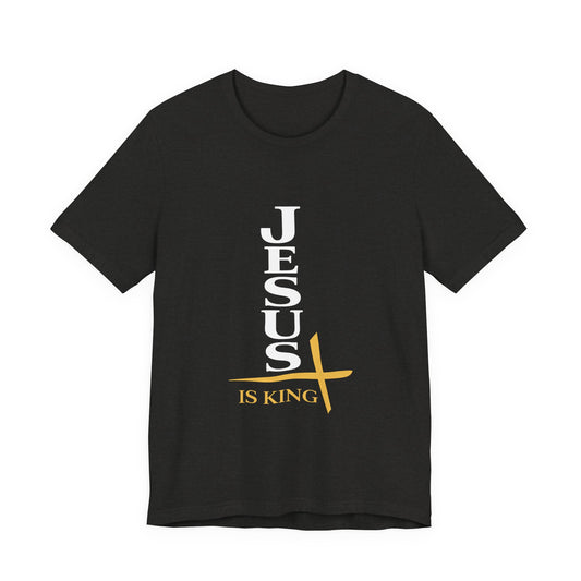 Jesus Is King  — Vertical Cross Tee (JIK)