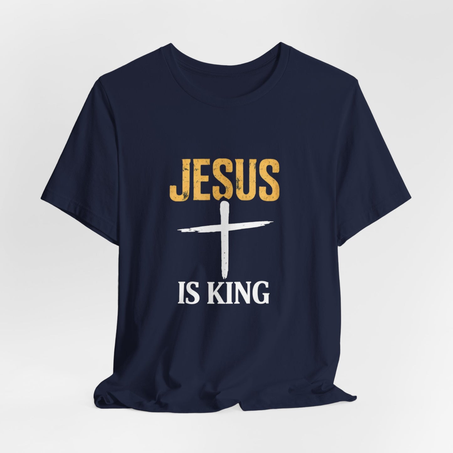 Jesus Is King —Bold Cross Tee