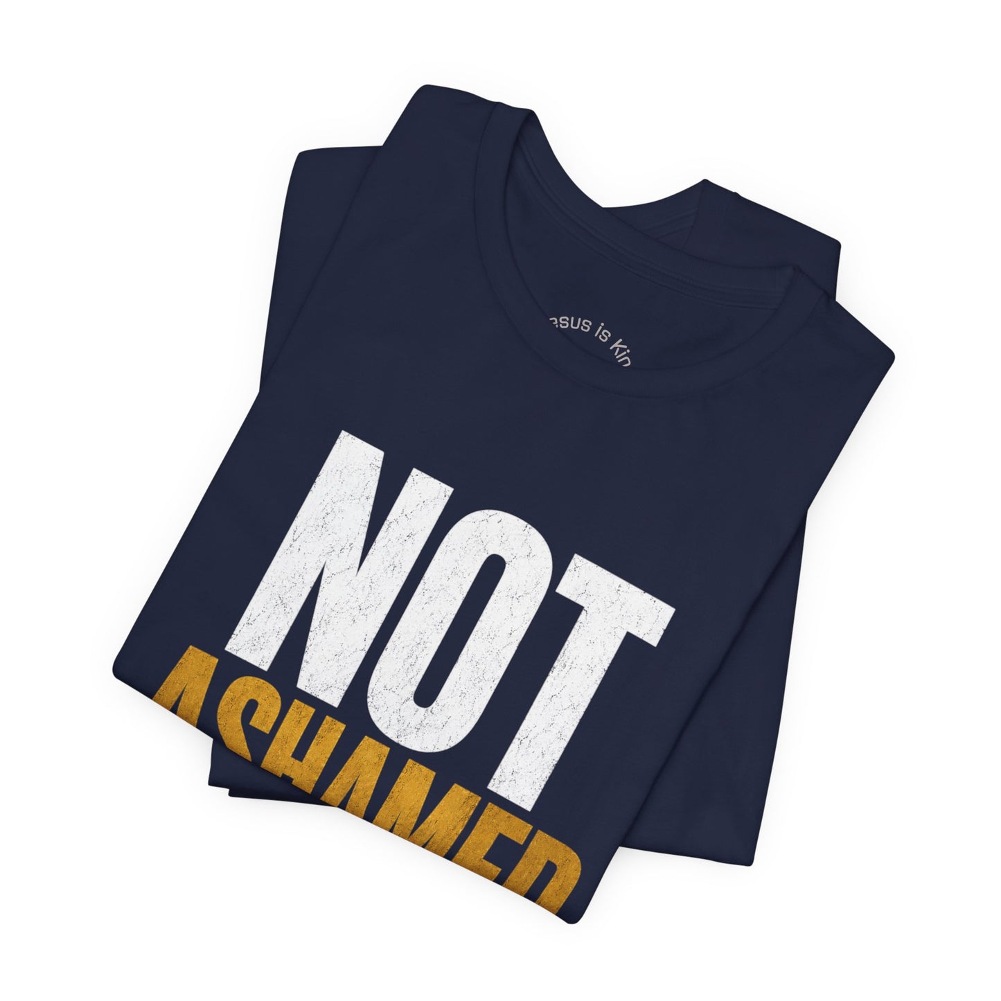 JIK Men's Navy –  Not Ashamed Tee