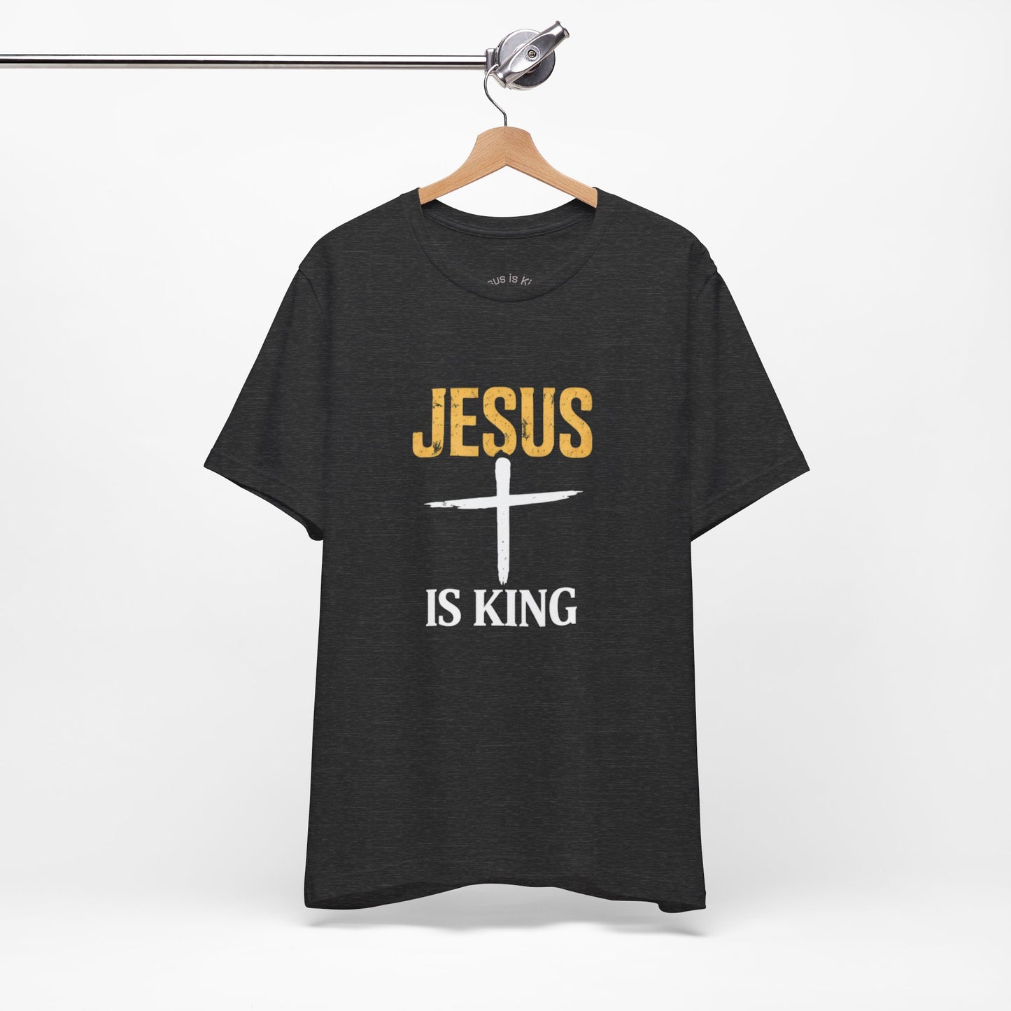 Jesus Is King —Bold Cross Tee