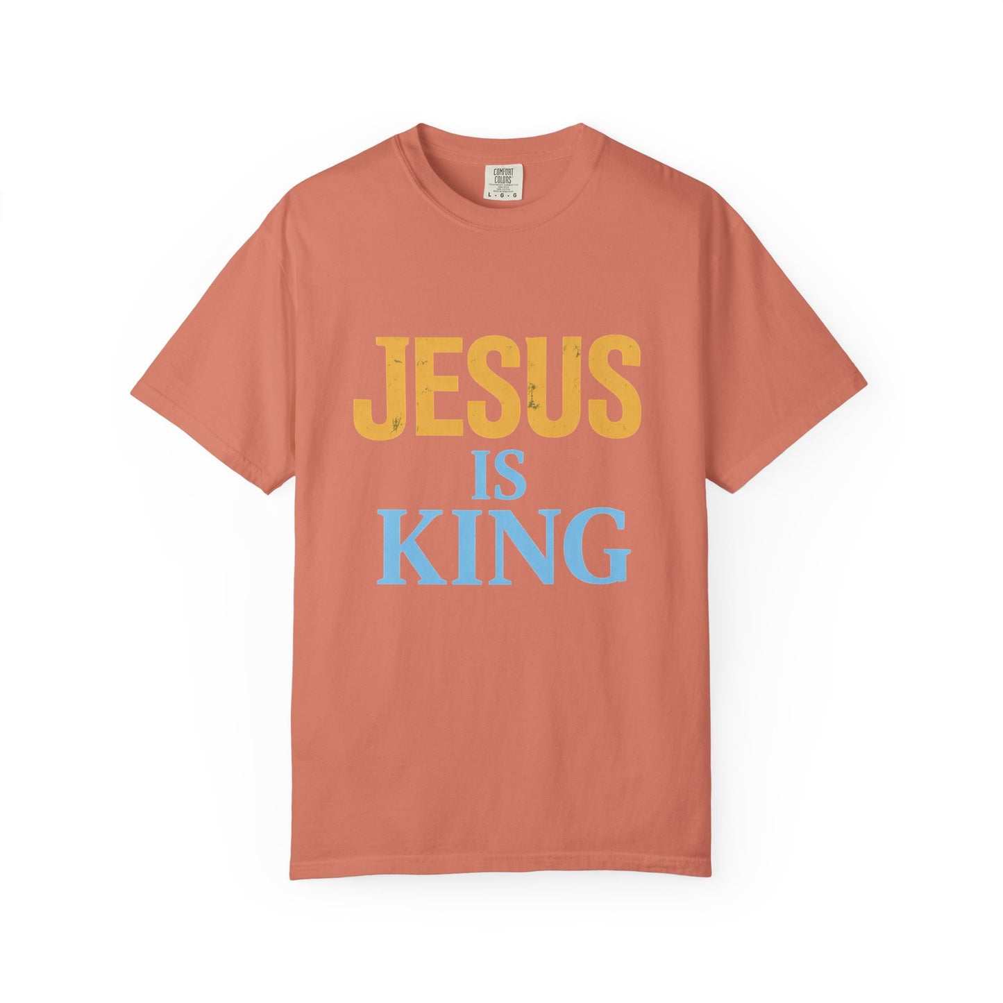 Jesus is King-Classic contrast tee