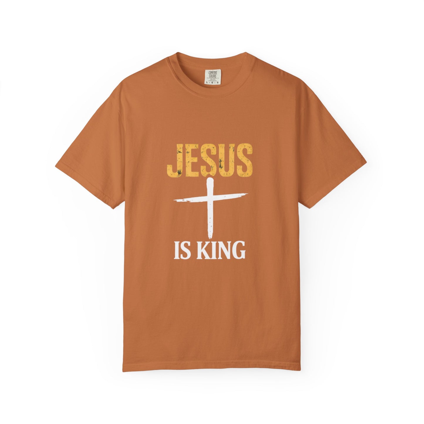 Jesus Is King  —  Faith Tee with Back 'JIK' Print