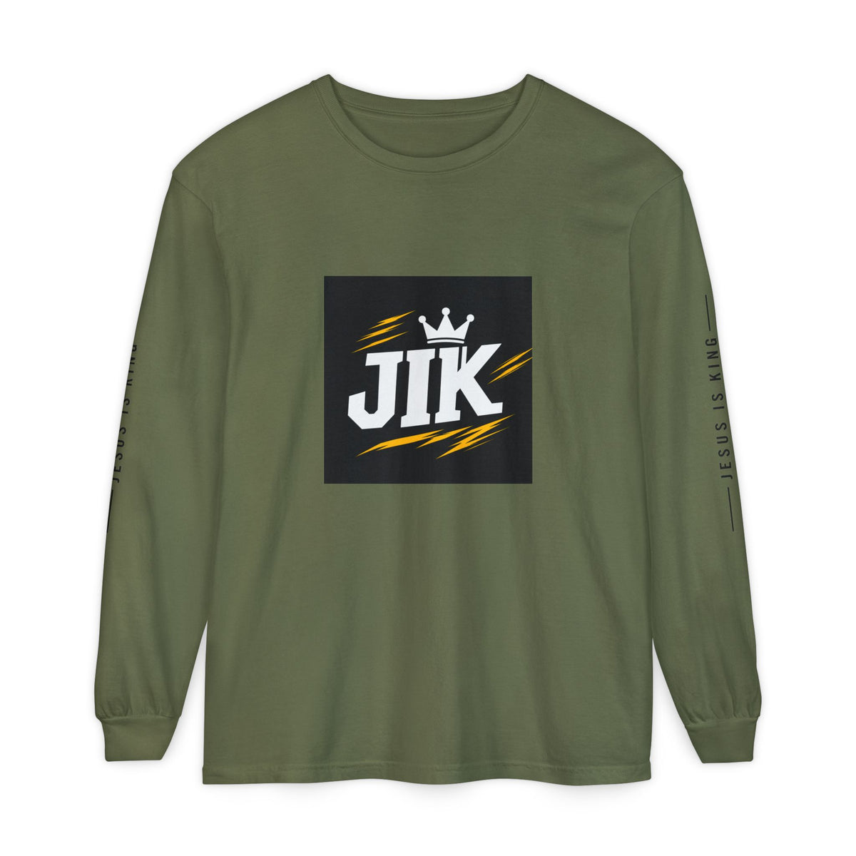 JIK Bold Crown Men's Long Sleeve Tee