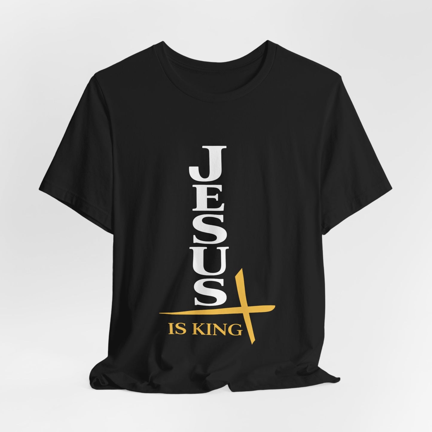 Jesus Is King — Vertical Cross Tee (JIK Back)
