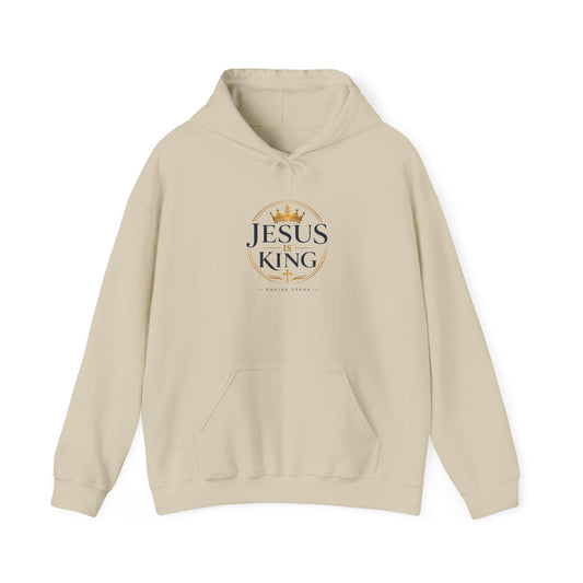 Jesus is King Hoodie — store logo Pullover