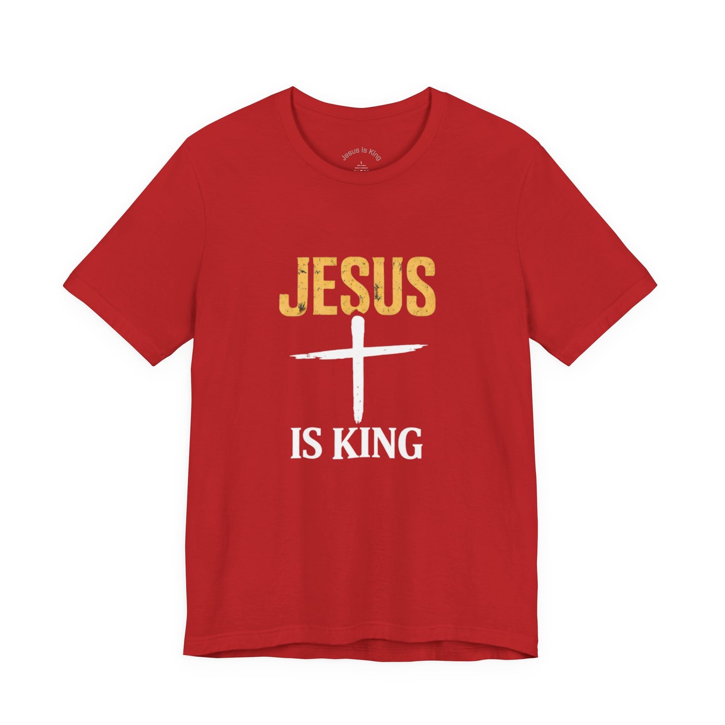 Jesus Is King —Bold Cross Tee
