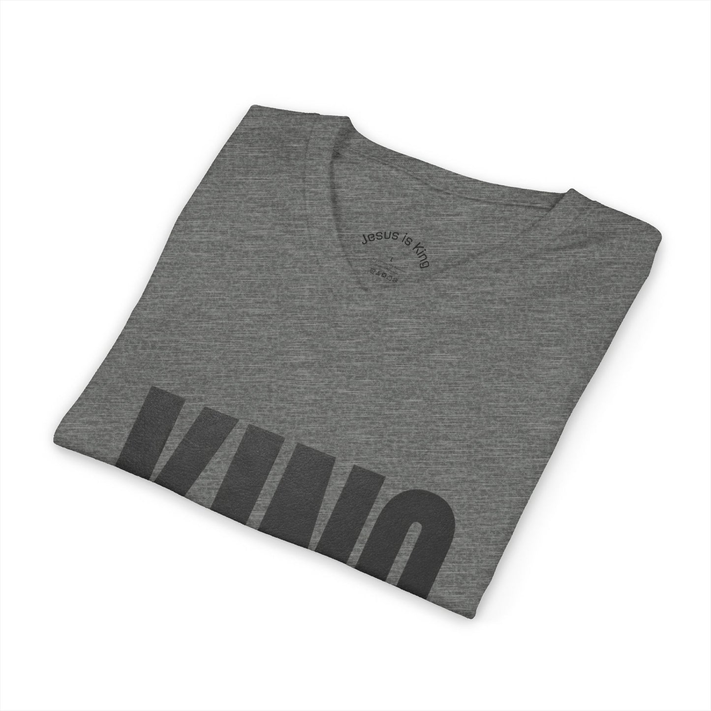 King Jesus Tee — Men’s Gray collection