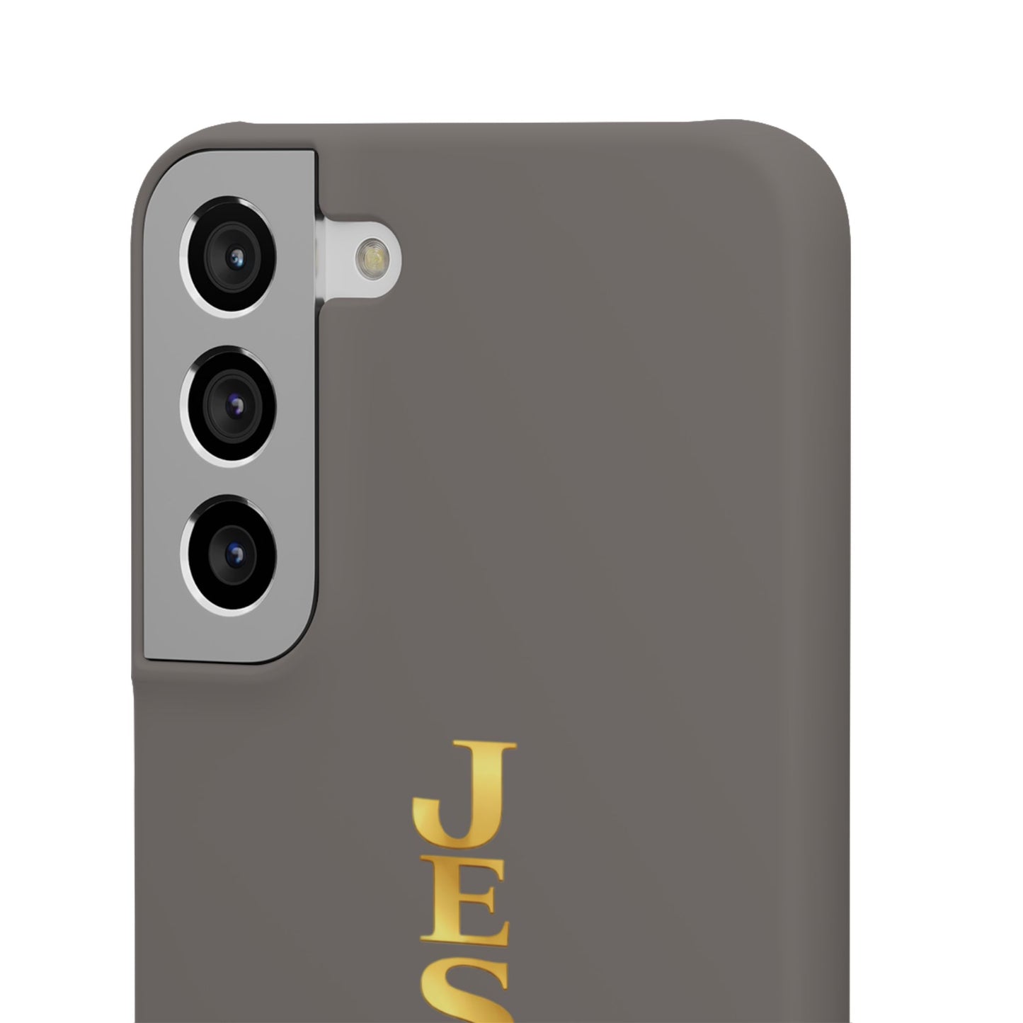 Jesus Is King — Gray Snap Phone Cover