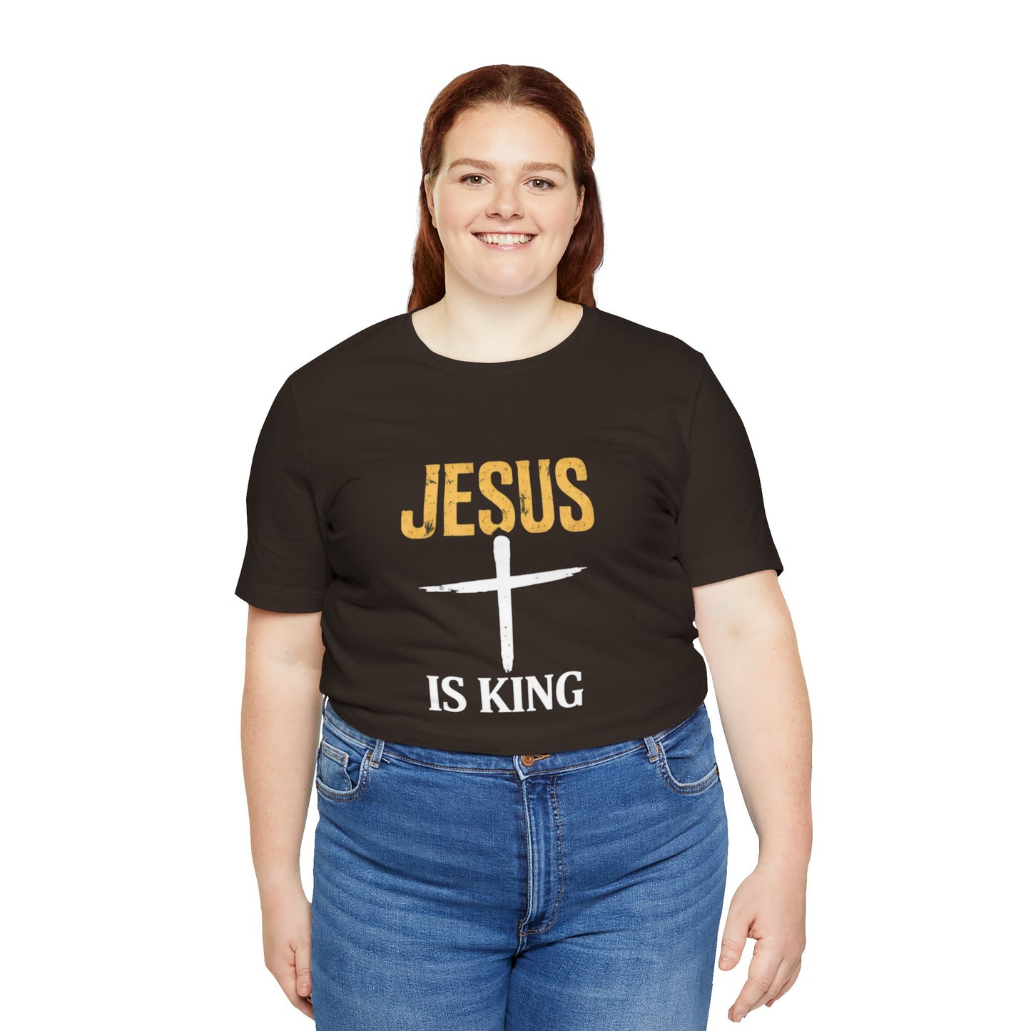 Jesus Is King —Bold Cross Tee