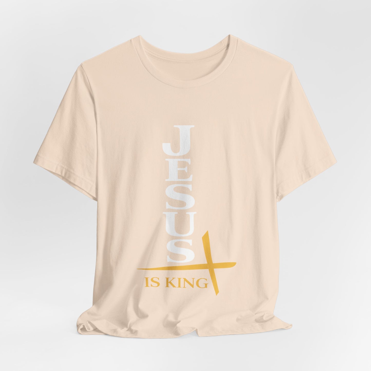 Jesus Is King — Vertical Cross Tee (JIK Back)
