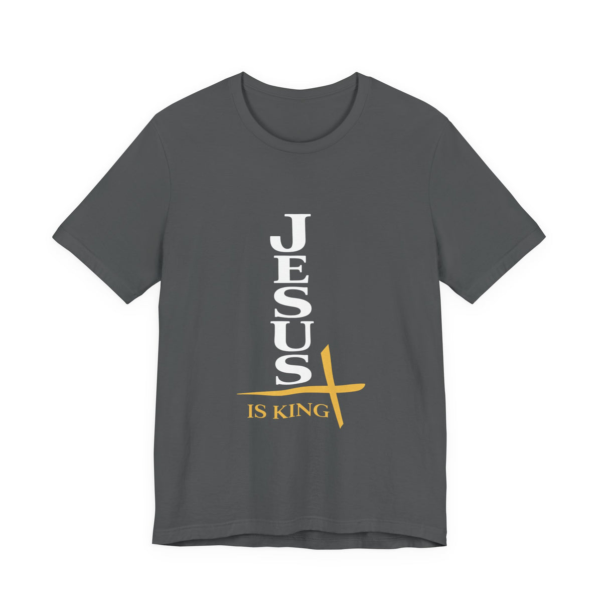Jesus Is King  — Vertical Cross Tee (JIK)