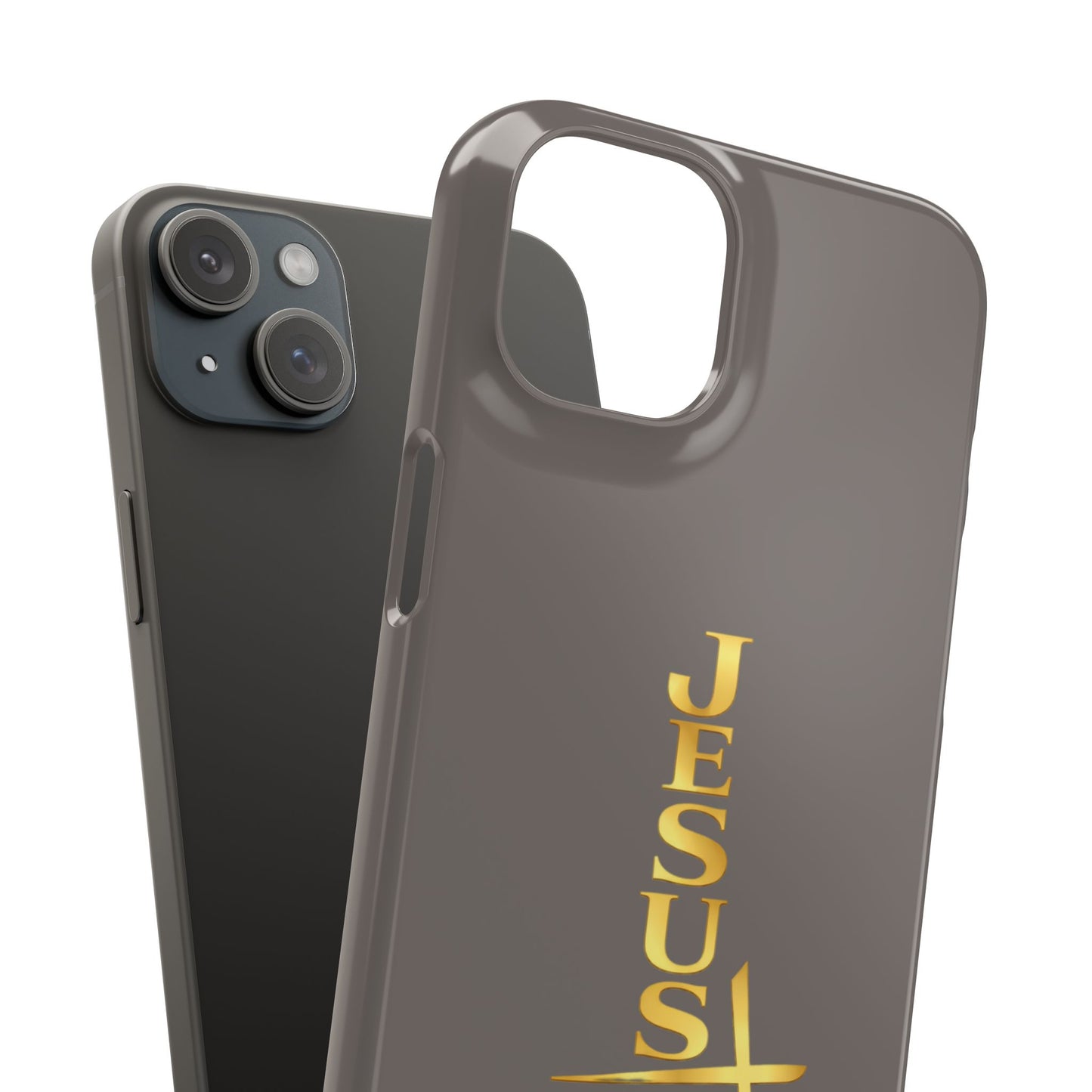 Jesus Is King — Gray Snap Phone Cover