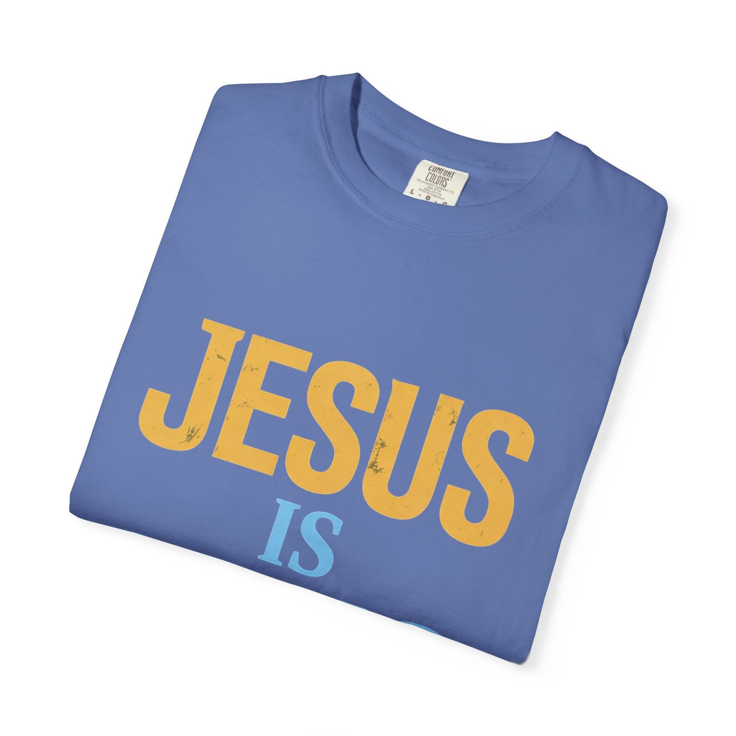 Jesus is King-Classic contrast tee