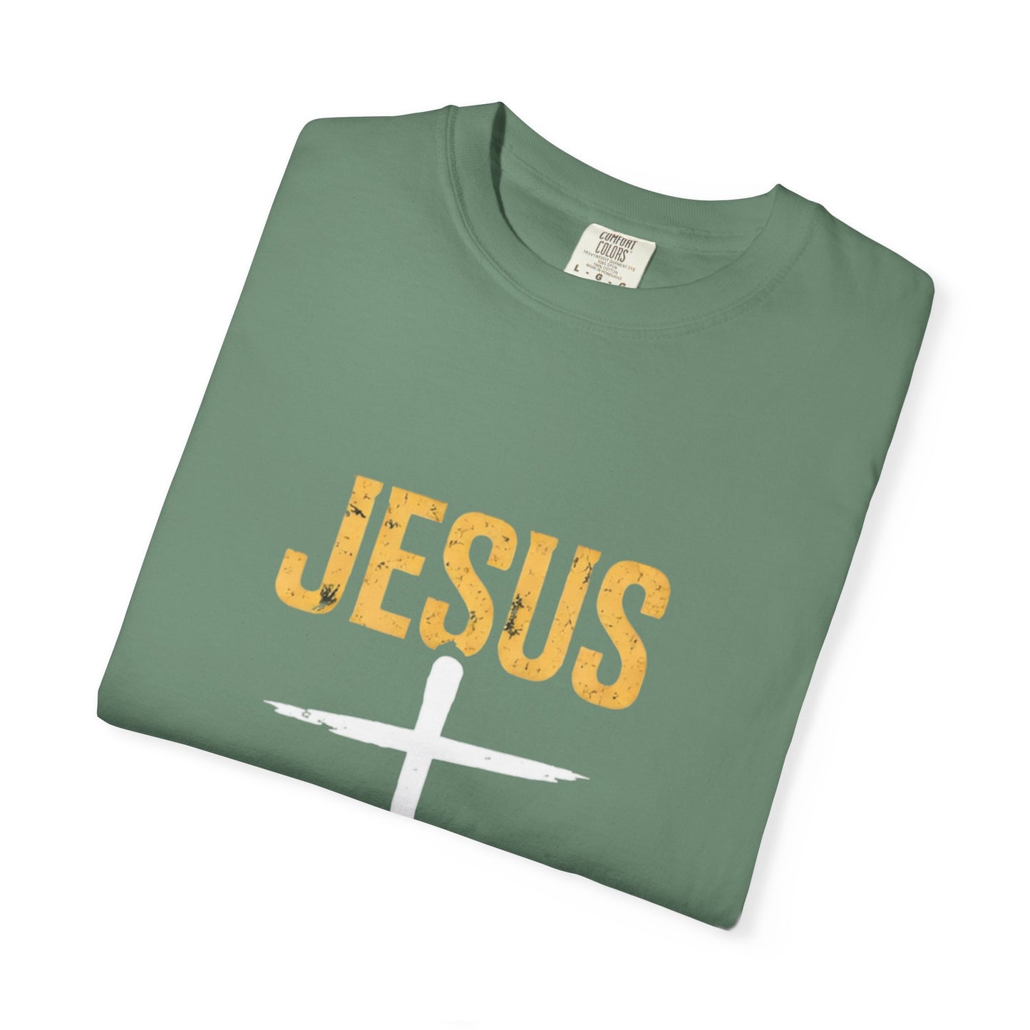 Jesus Is King  —  Faith Tee with Back 'JIK' Print