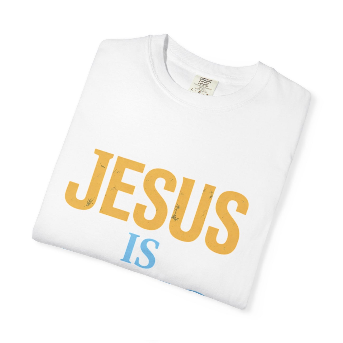 Jesus is King-Classic contrast tee