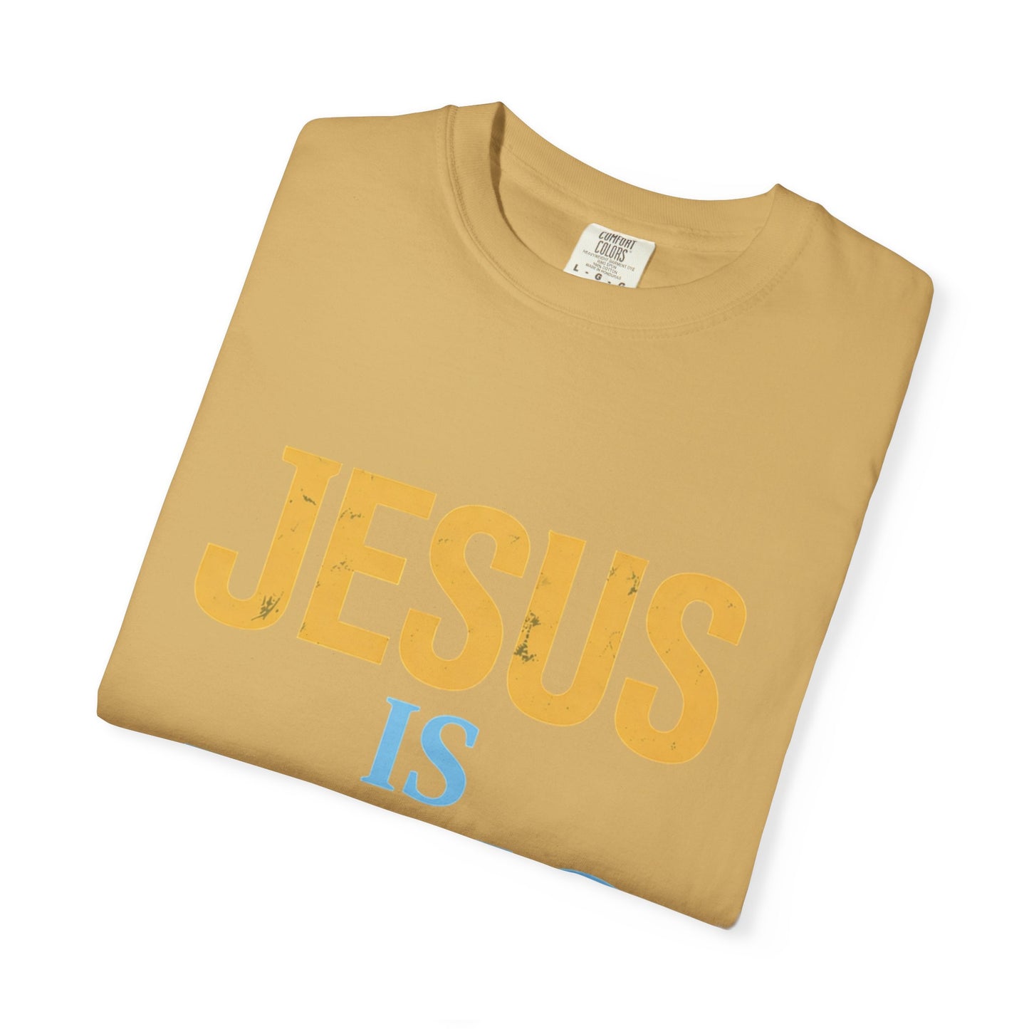 Jesus is King-Classic contrast tee