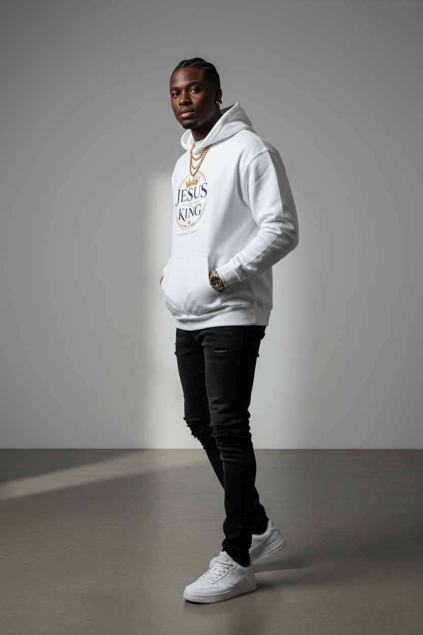 Jesus is King — Pullover Hoodie