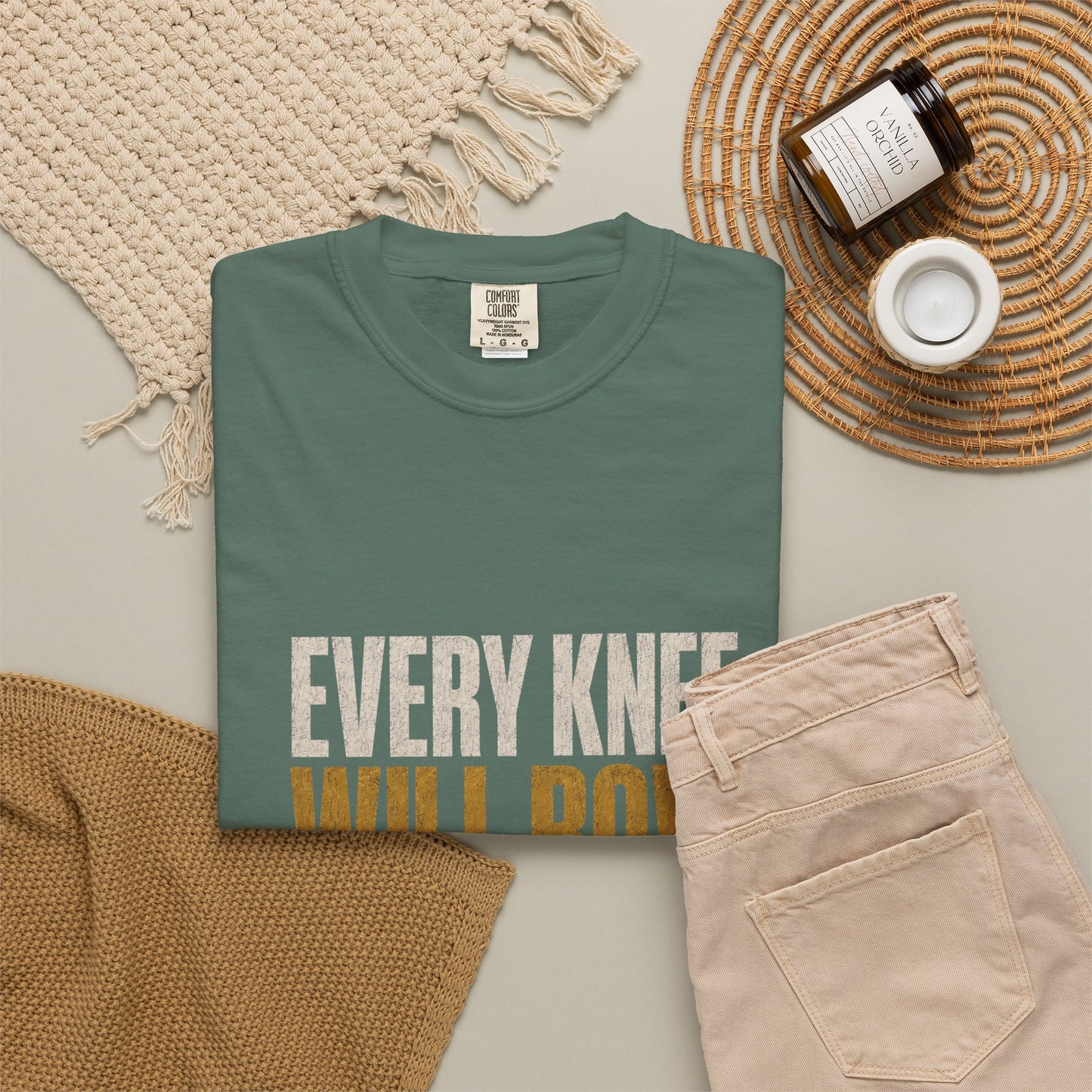 Every Knee Will Bow  — JIK Men's Tee
