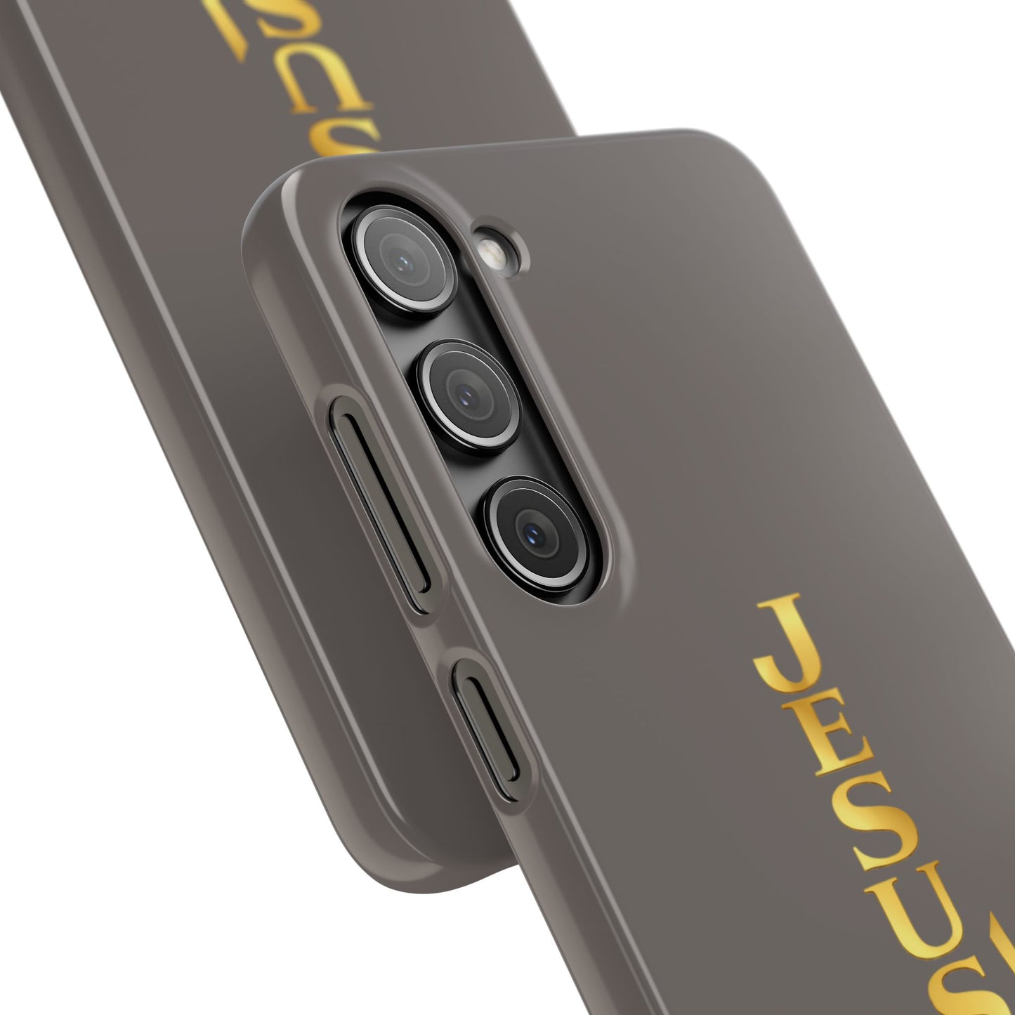 Jesus Is King — Gray Snap Phone Cover