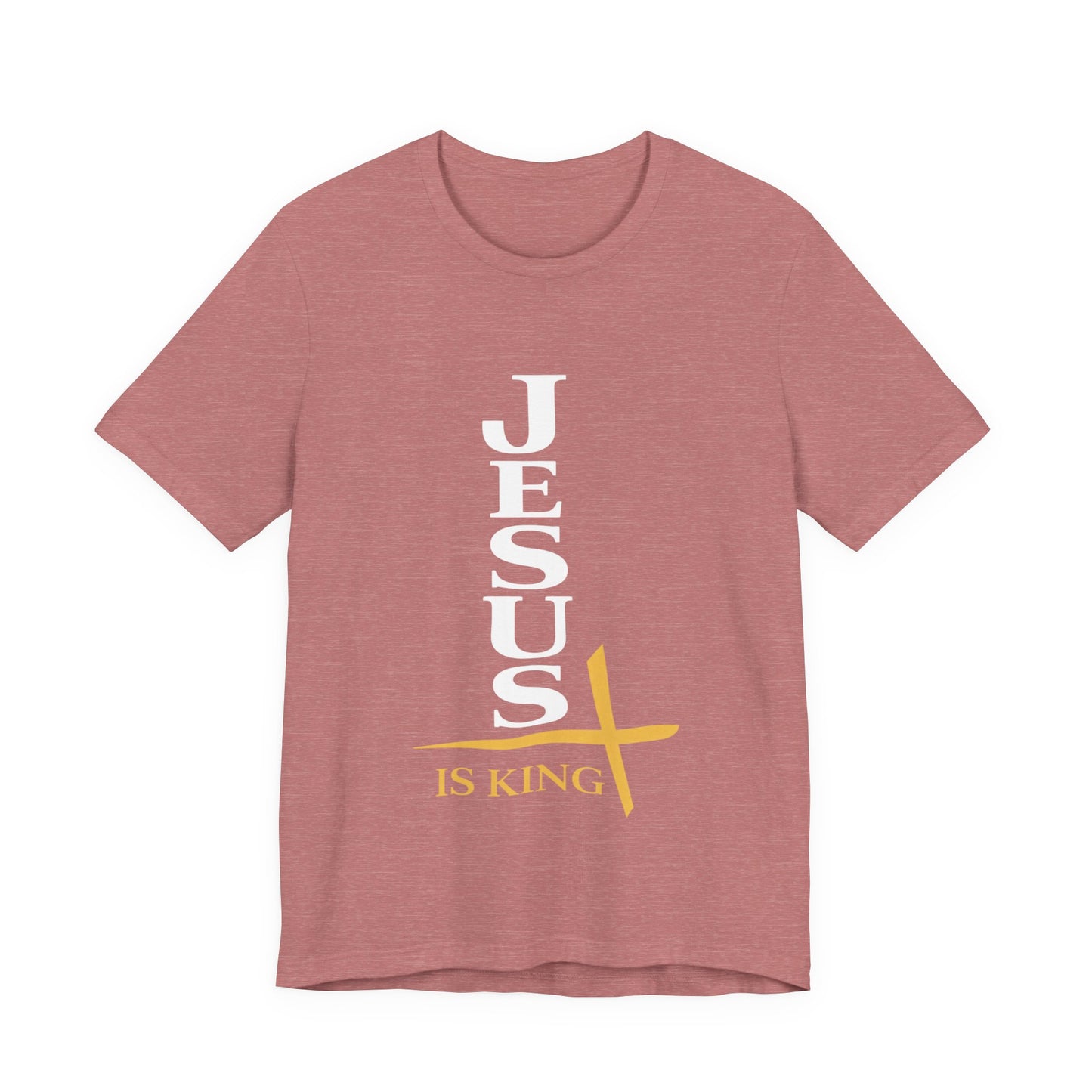 Jesus Is King — Vertical Cross Tee (JIK Back)