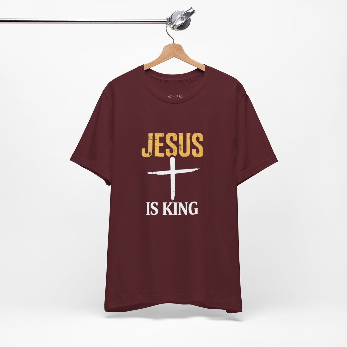 Jesus Is King —Bold Cross Tee