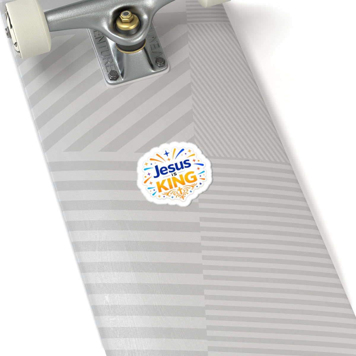 Jesus Is King Vinyl Sticker — Kids joy