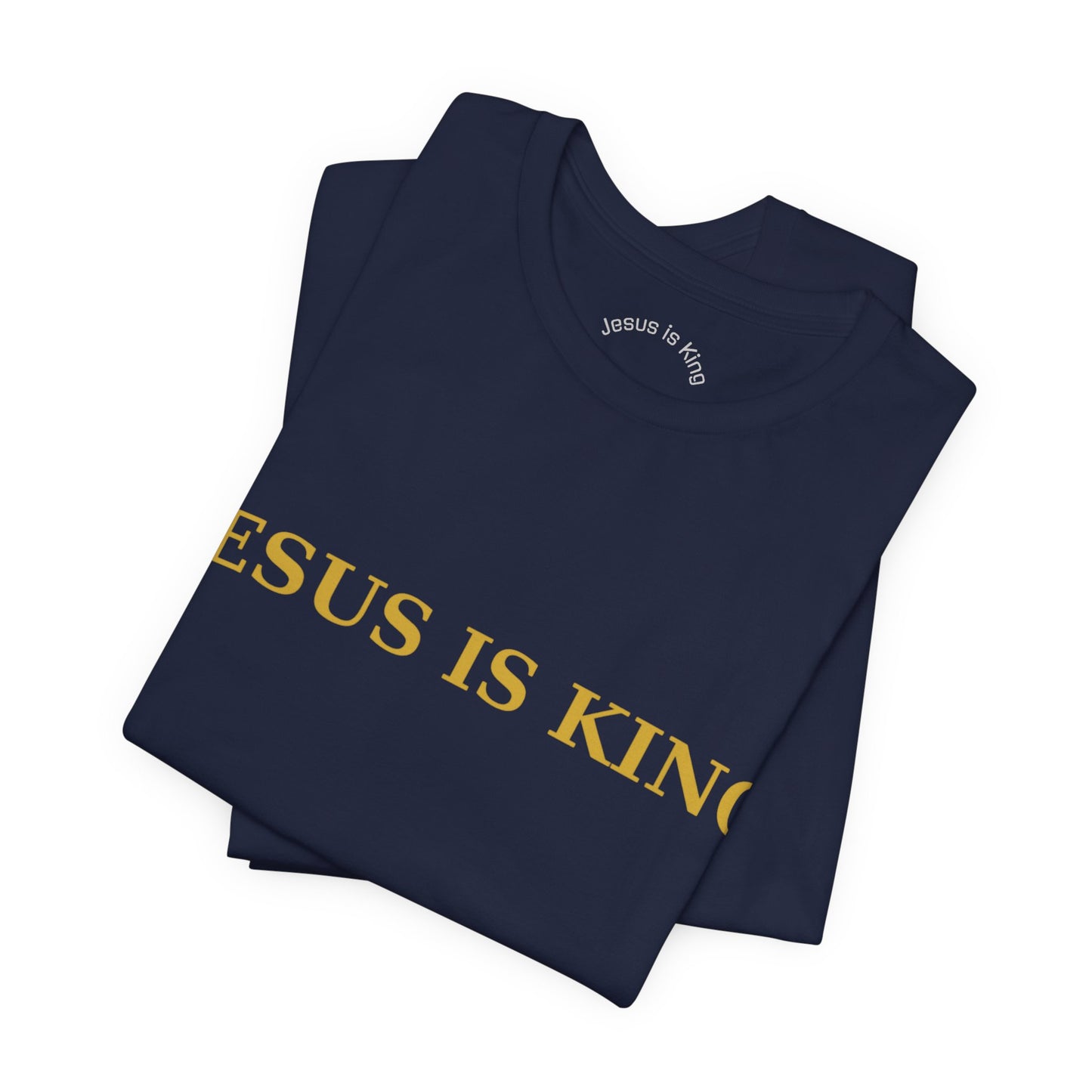 Signature Minimal “Jesus Is King” Tee