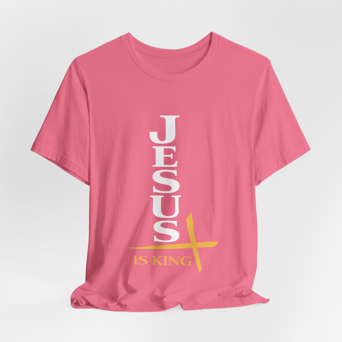Jesus Is King — Vertical Cross Tee (JIK Back)