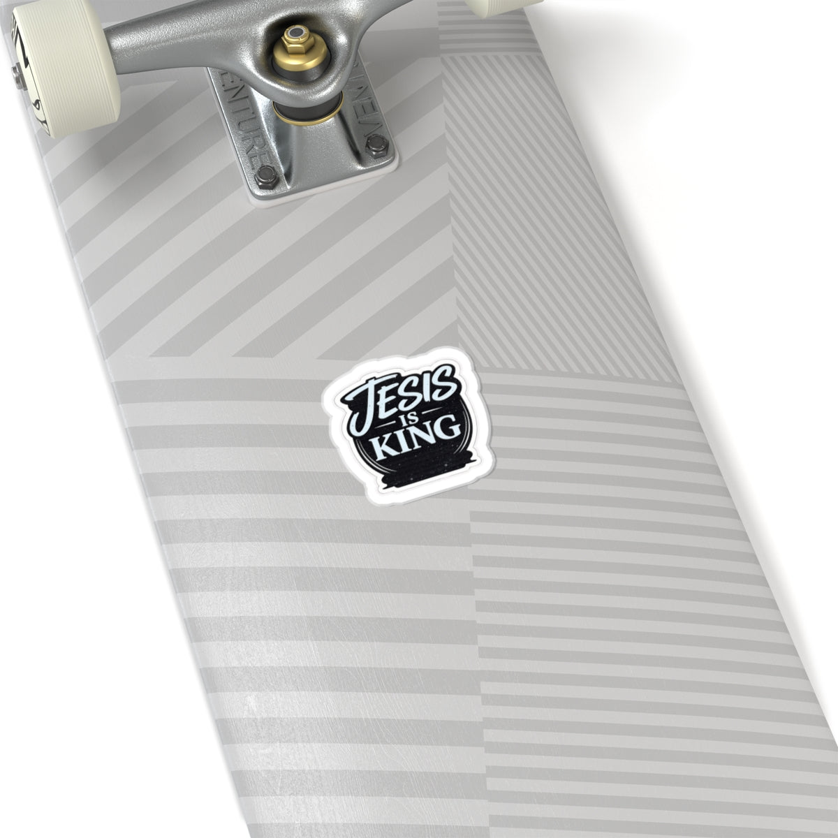 JIK Black Script Sticker