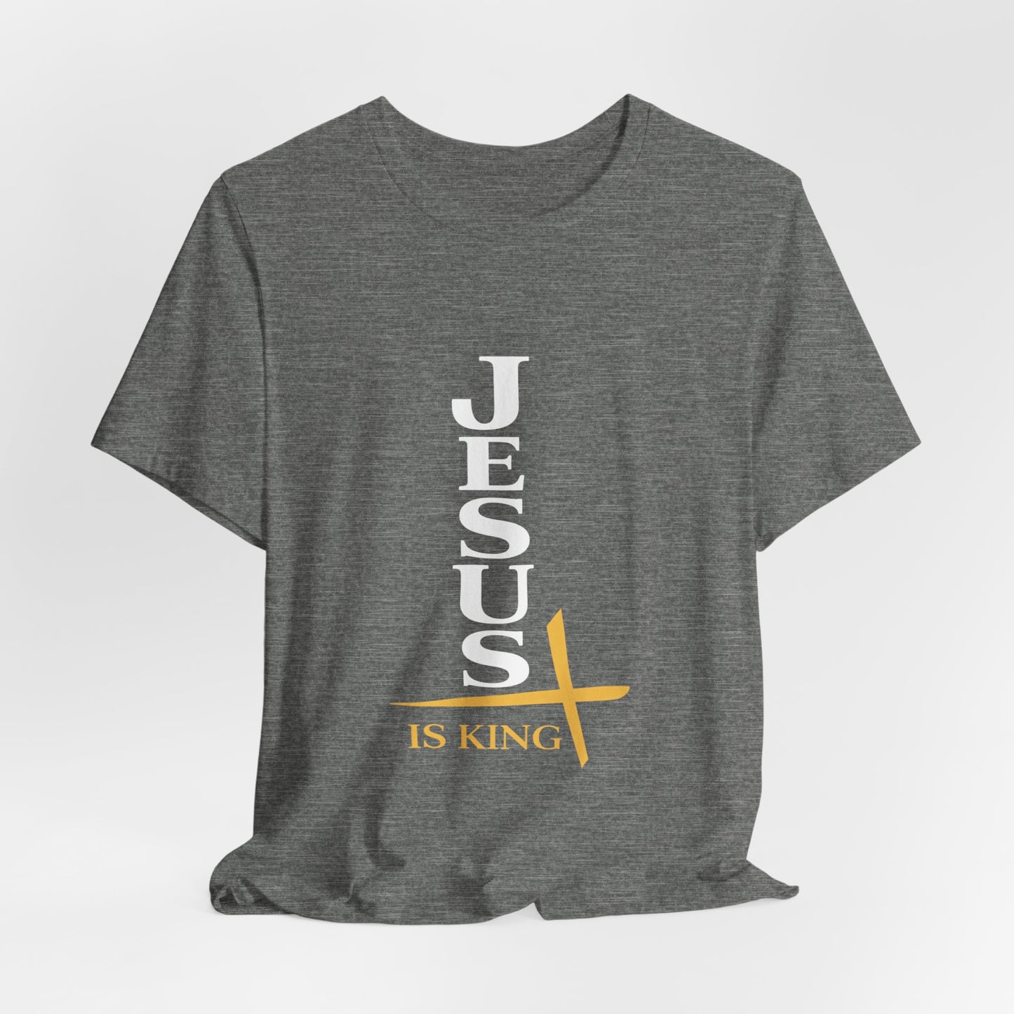 Jesus Is King  — Vertical Cross Tee (JIK)
