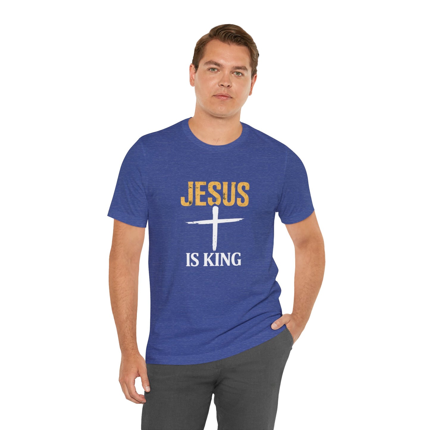 Jesus Is King —Bold Cross Tee