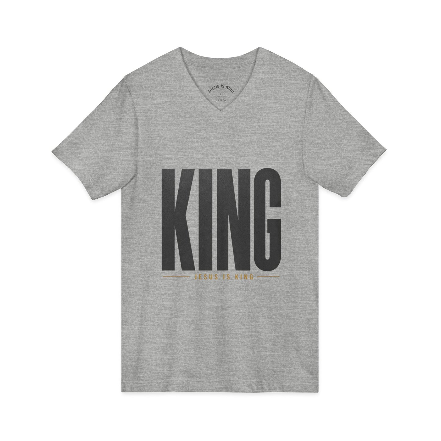King Jesus Tee — Men’s Gray collection