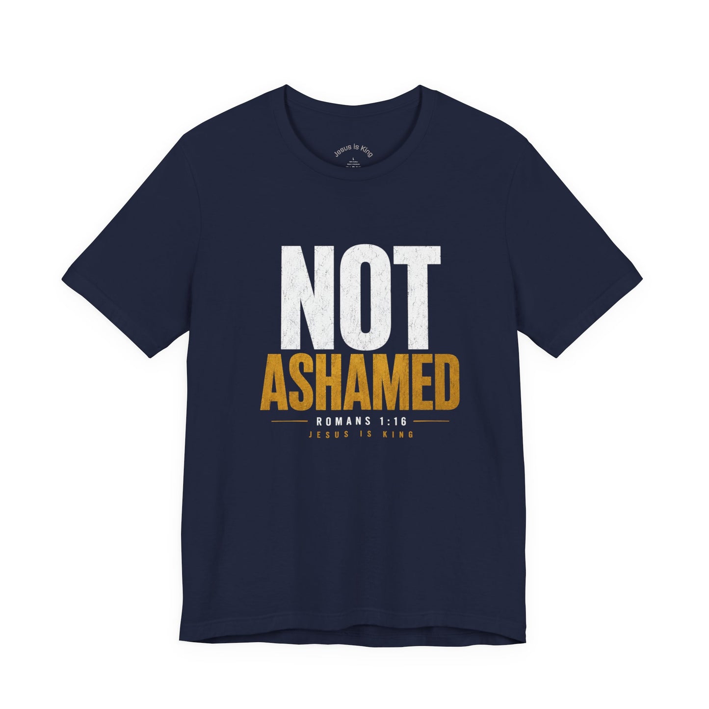 JIK Men's Navy –  Not Ashamed Tee
