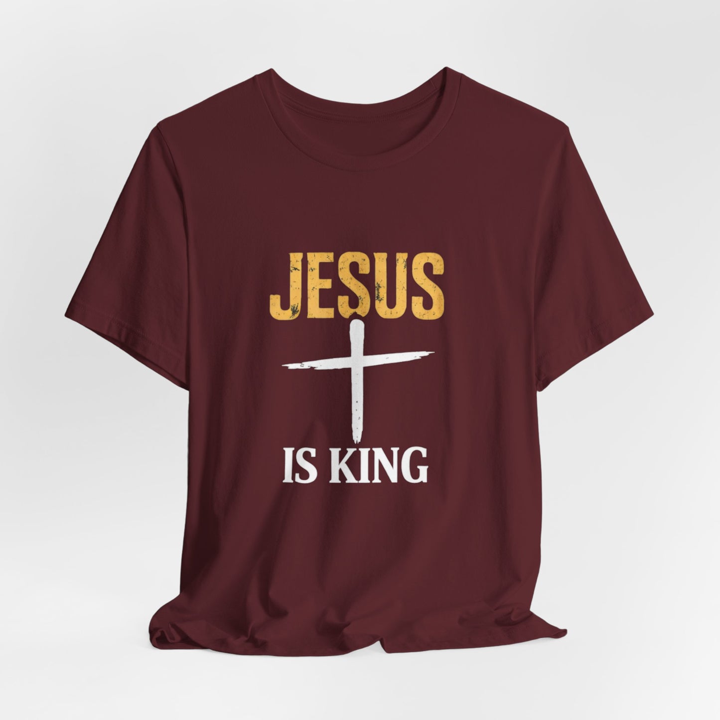 Jesus Is King —Bold Cross Tee