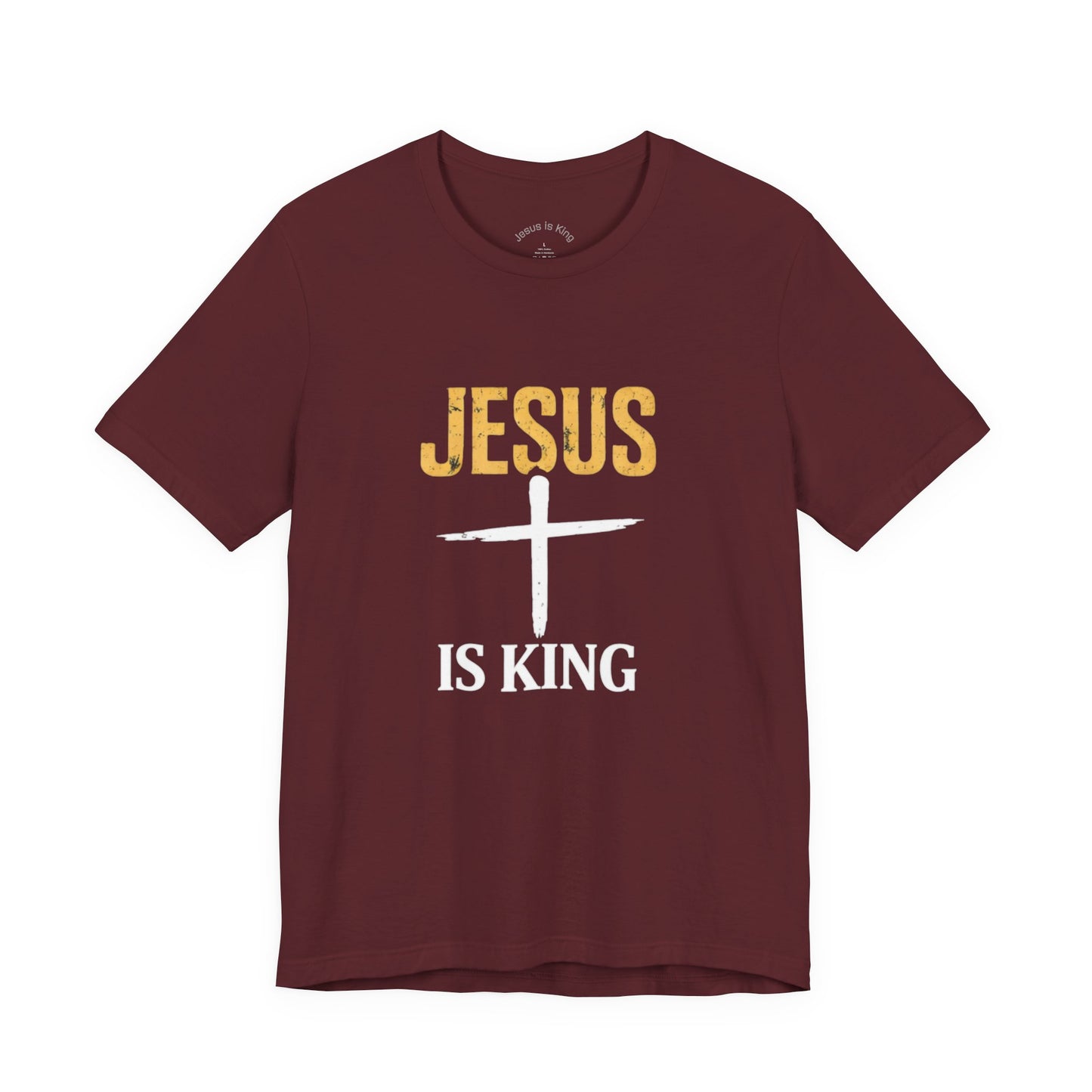 Jesus Is King —Bold Cross Tee