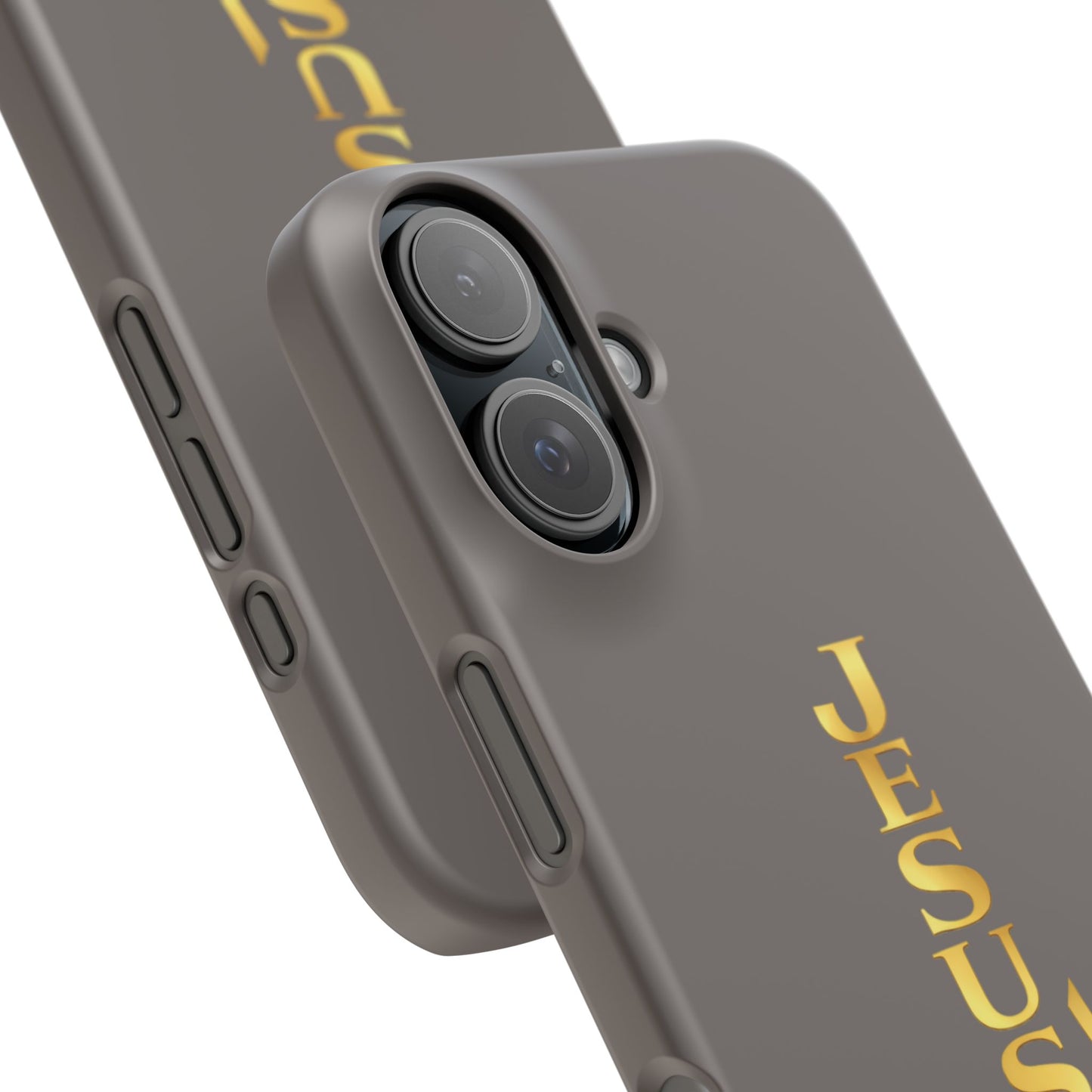 Jesus Is King — Gray Snap Phone Cover