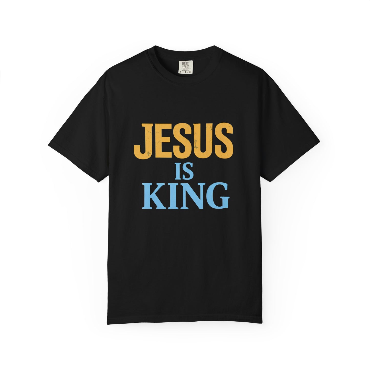 Jesus is King-Classic contrast tee