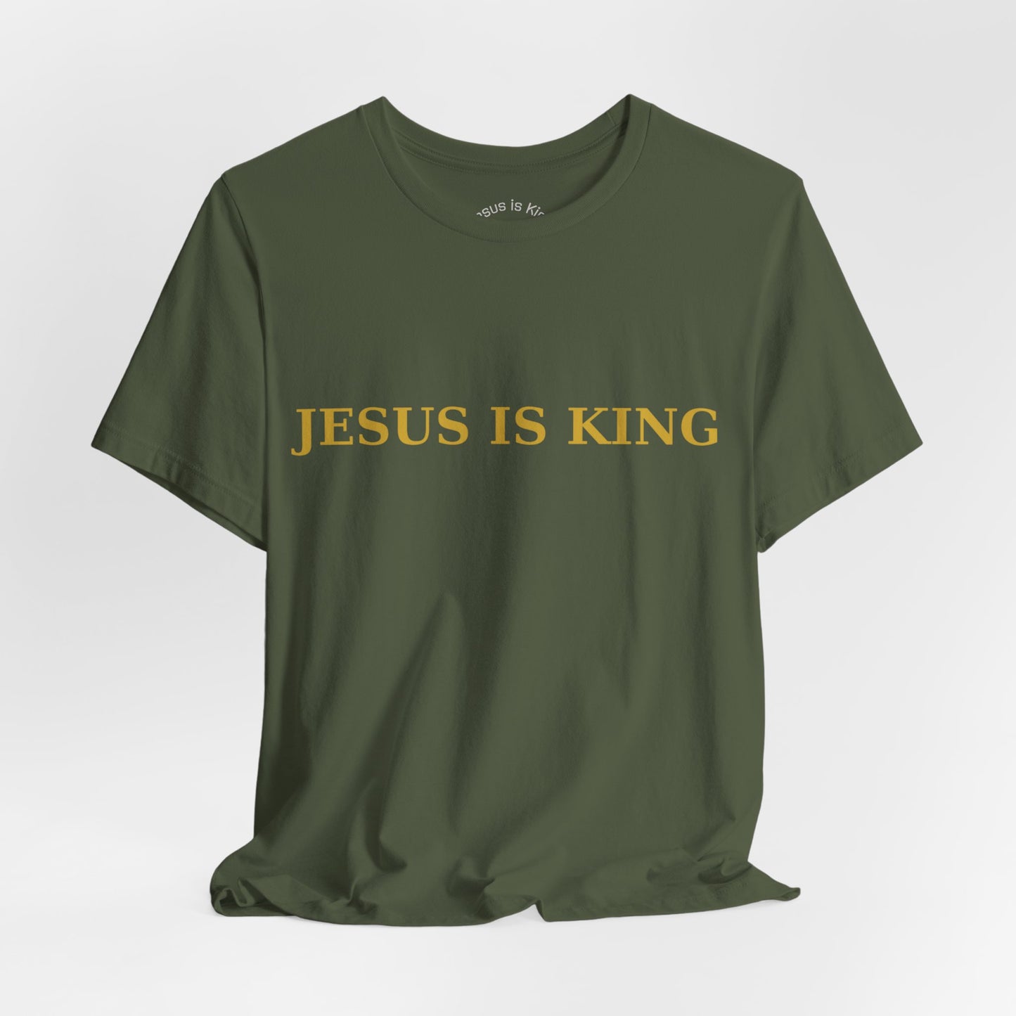 Signature Minimal “Jesus Is King” Tee