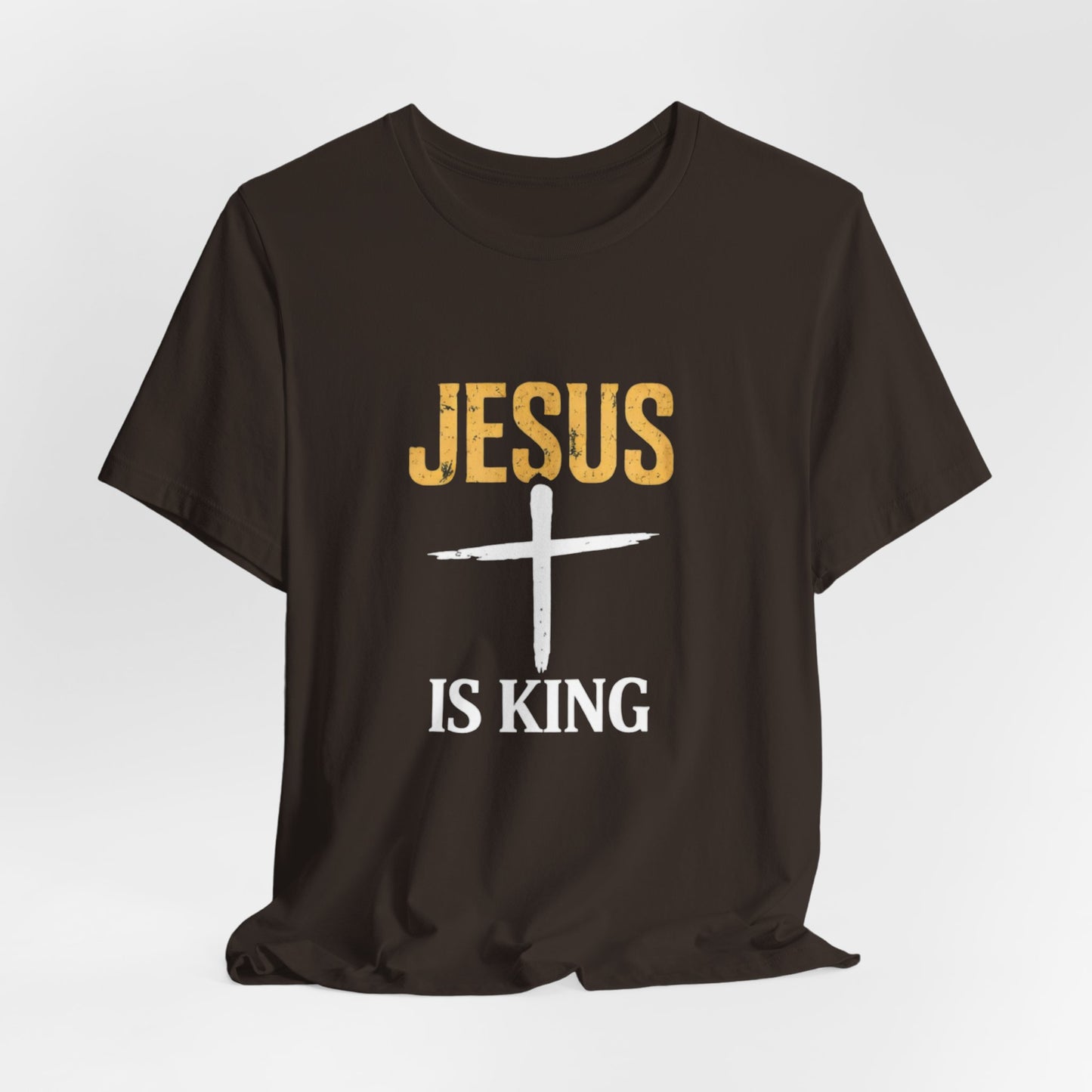 Jesus Is King —Bold Cross Tee