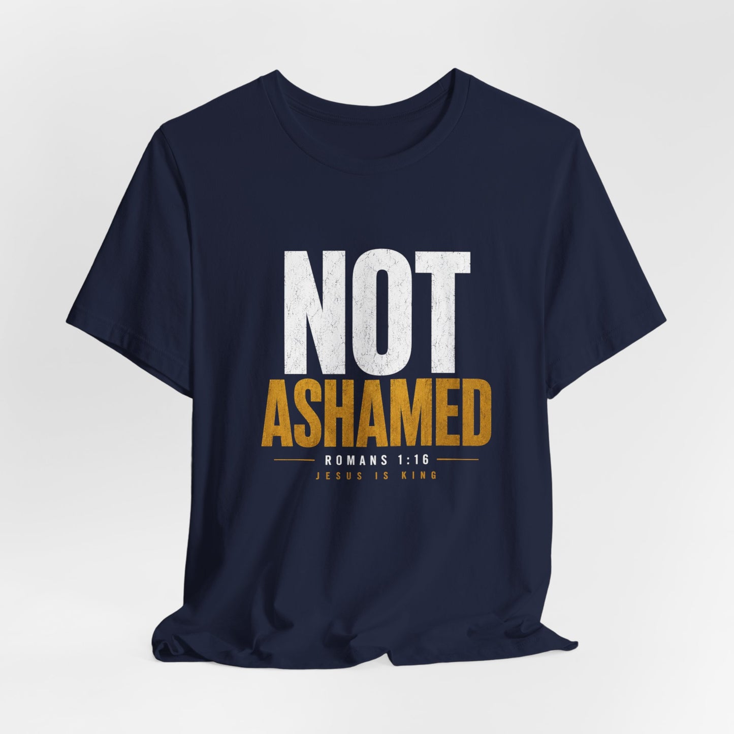 JIK Men's Navy –  Not Ashamed Tee