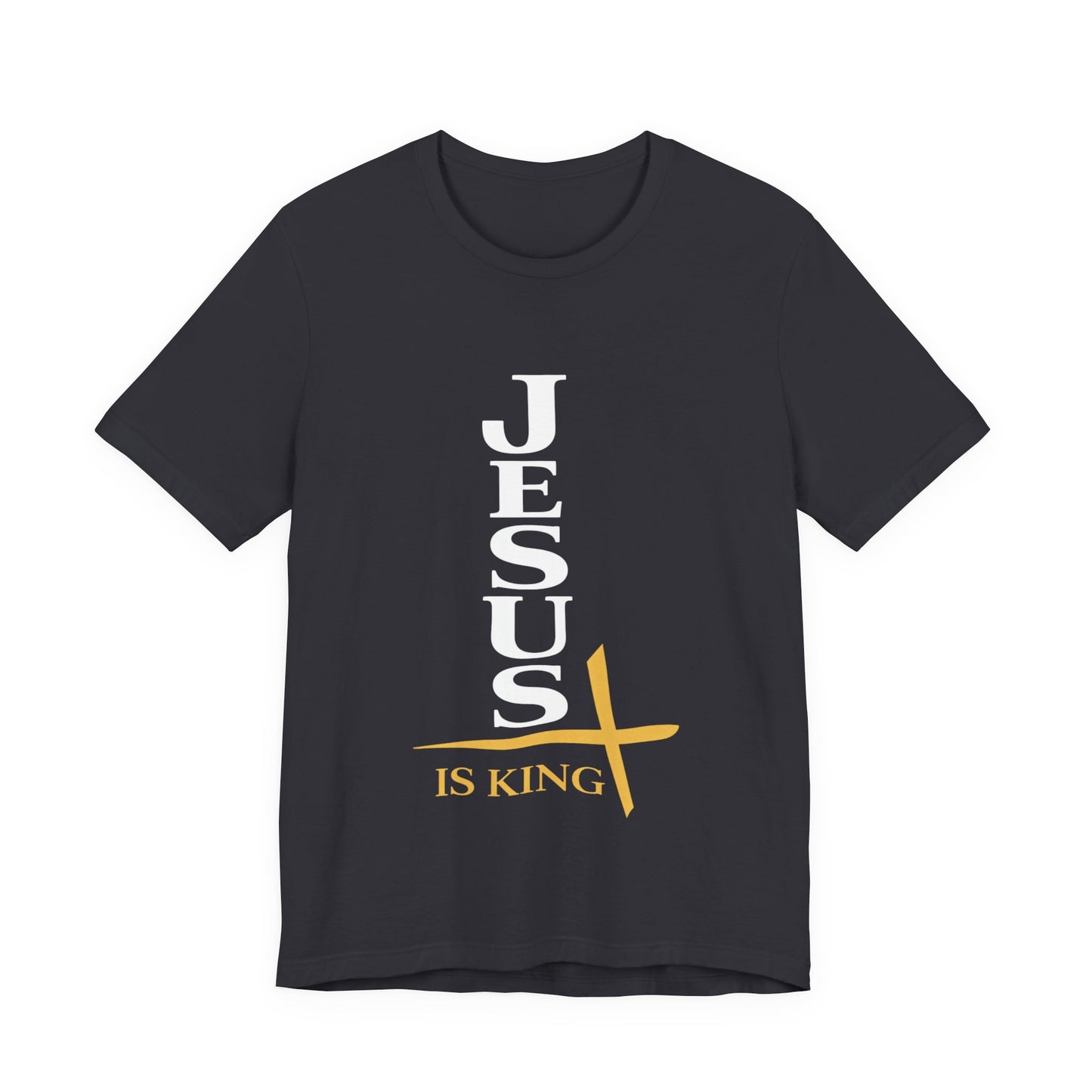 Jesus Is King — Vertical Cross Tee (JIK Back)