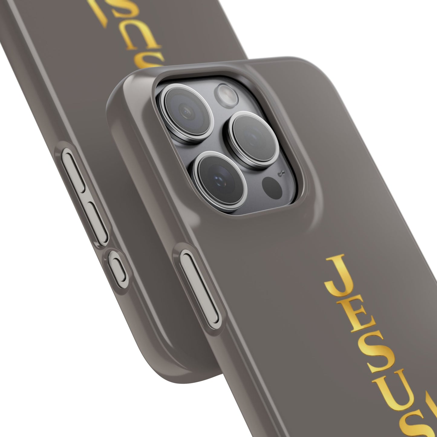 Jesus Is King — Gray Snap Phone Cover