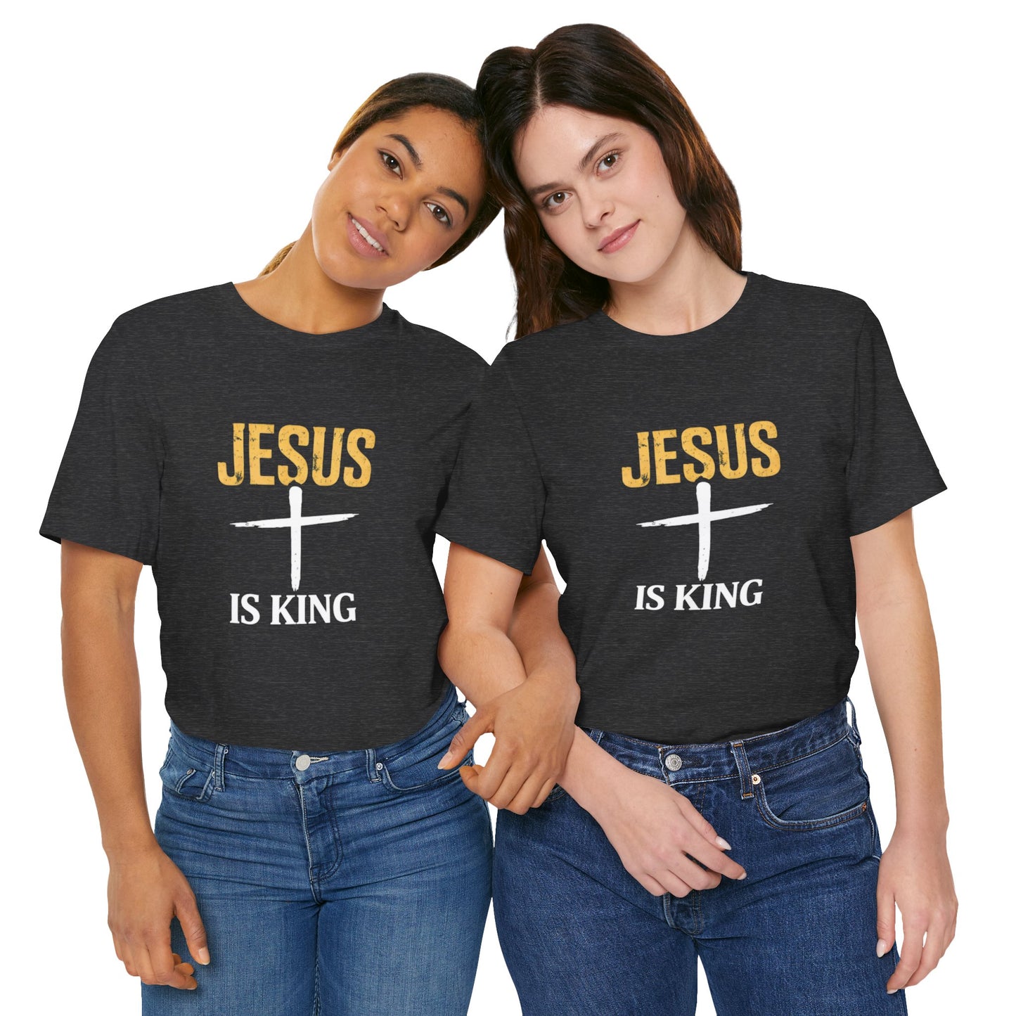 Jesus Is King —Bold Cross Tee