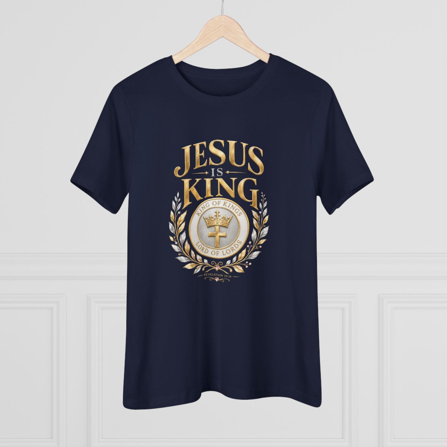 Jesus Is King Crown  —Women's Tee