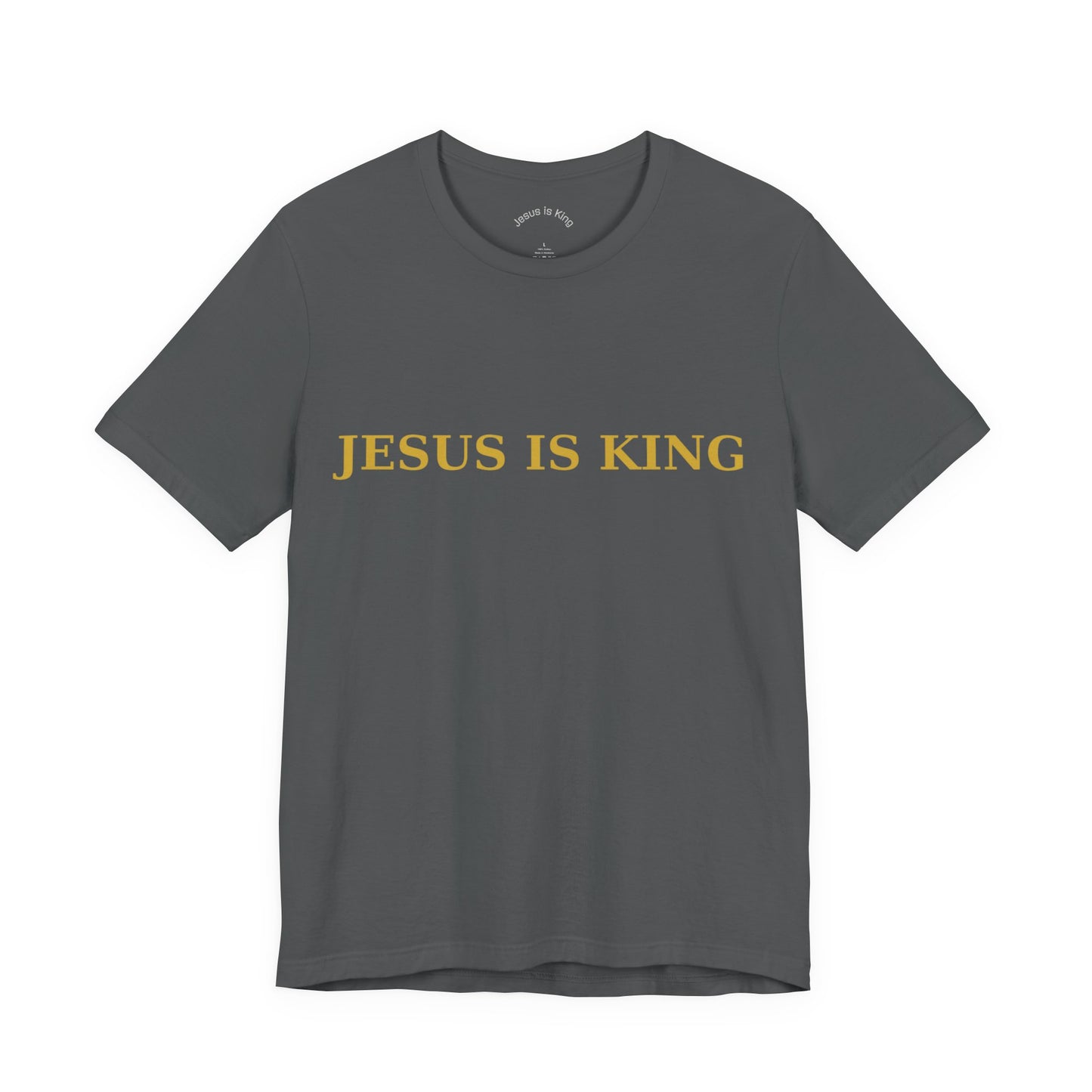 Signature Minimal “Jesus Is King” Tee