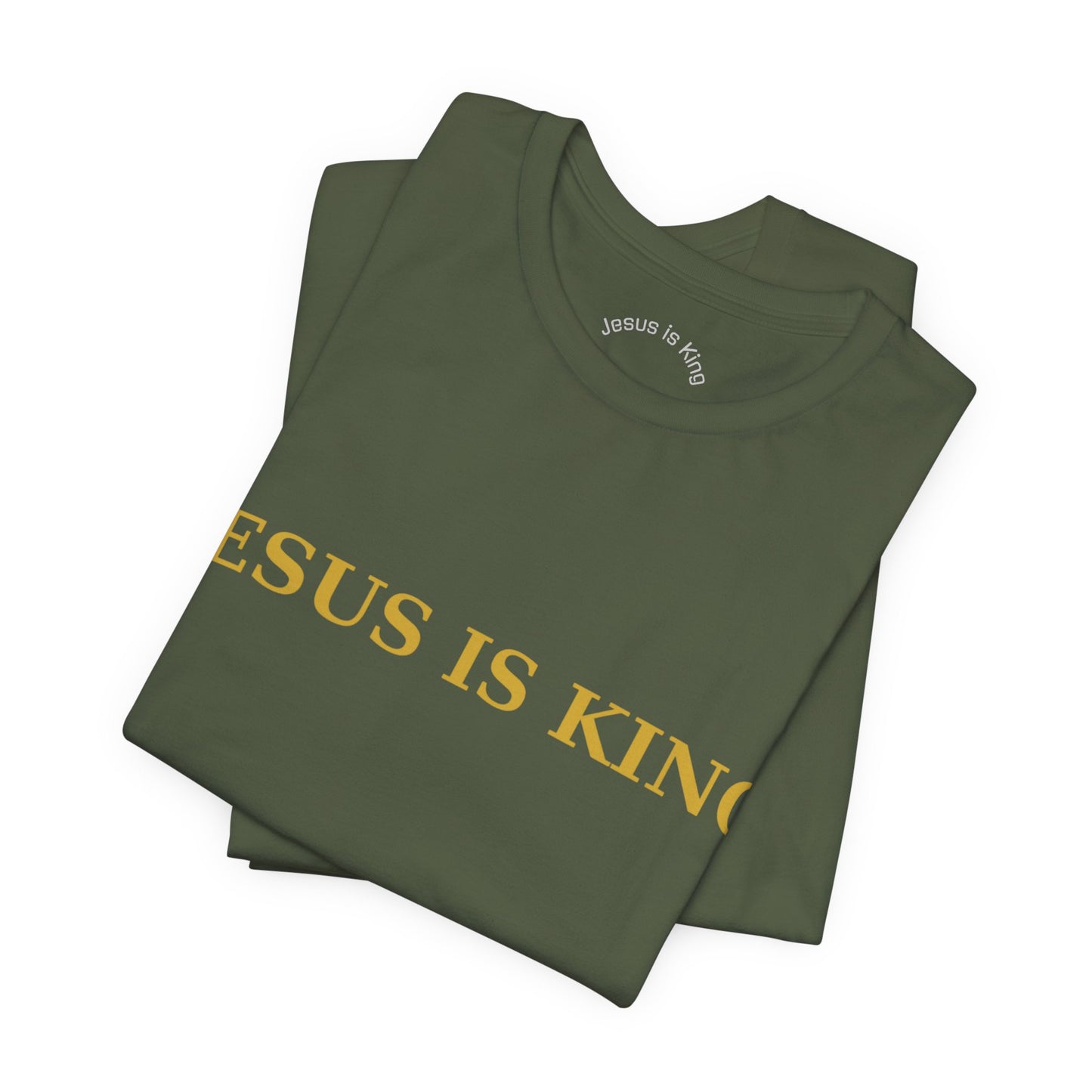 Signature Minimal “Jesus Is King” Tee