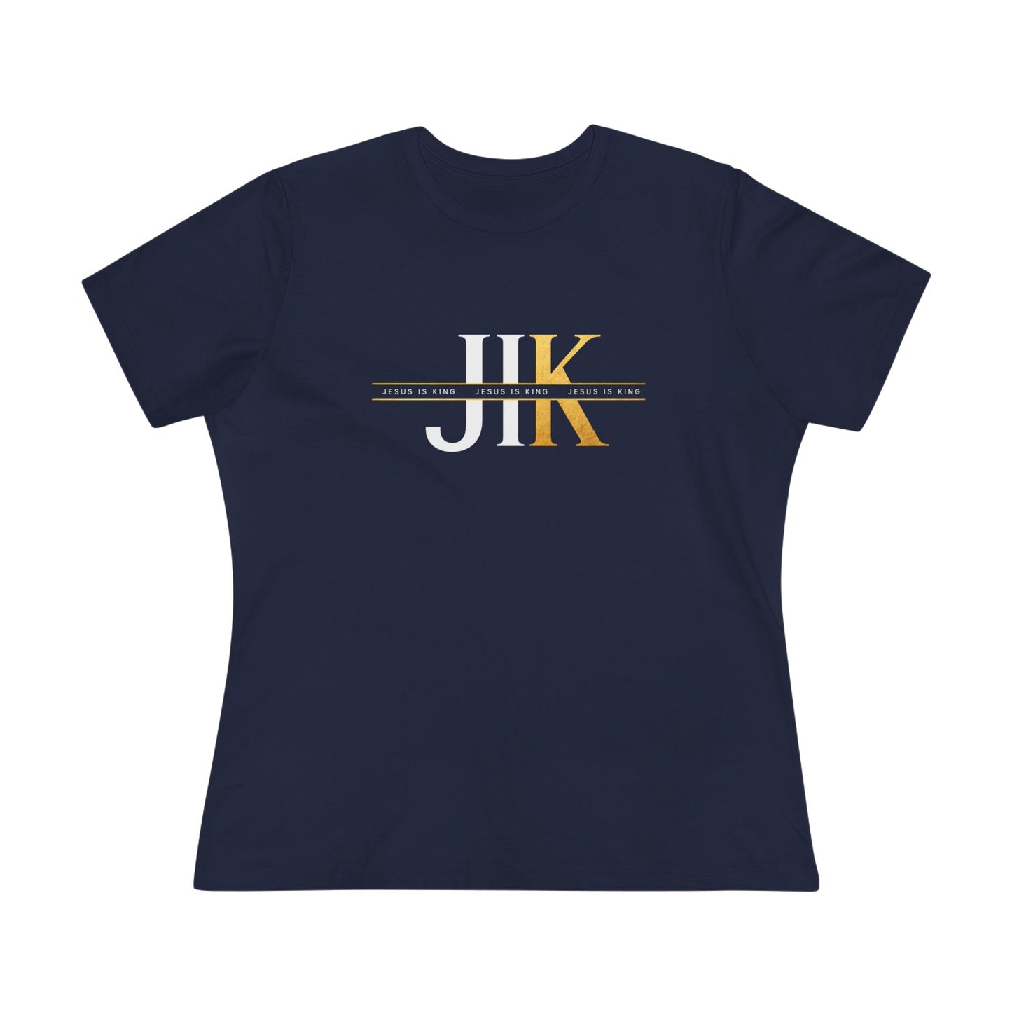 JIK Women's Tee  - Minimal Gold Graphic