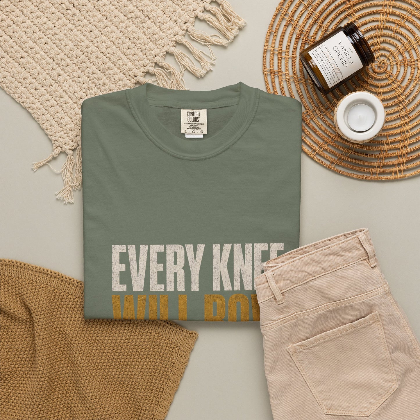 Every Knee Will Bow  — JIK Men's Tee